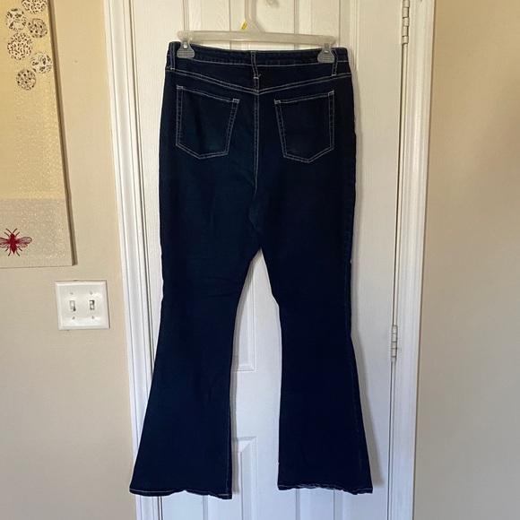 Wild Fable Navy Flare Jeans - Picture 3 of 3